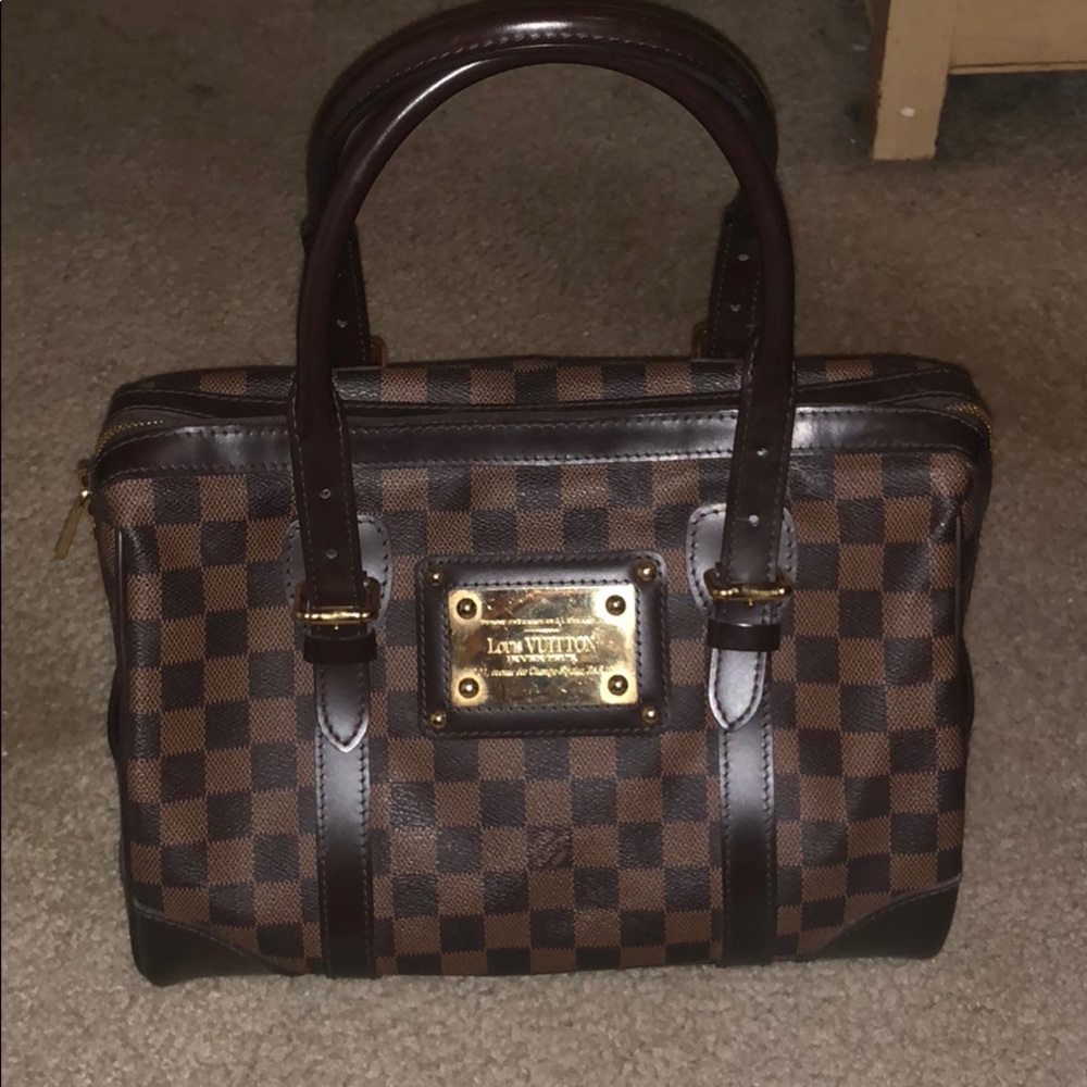LOUIS VUITTON DAMIER EBENE BERKELEY BAG 40061